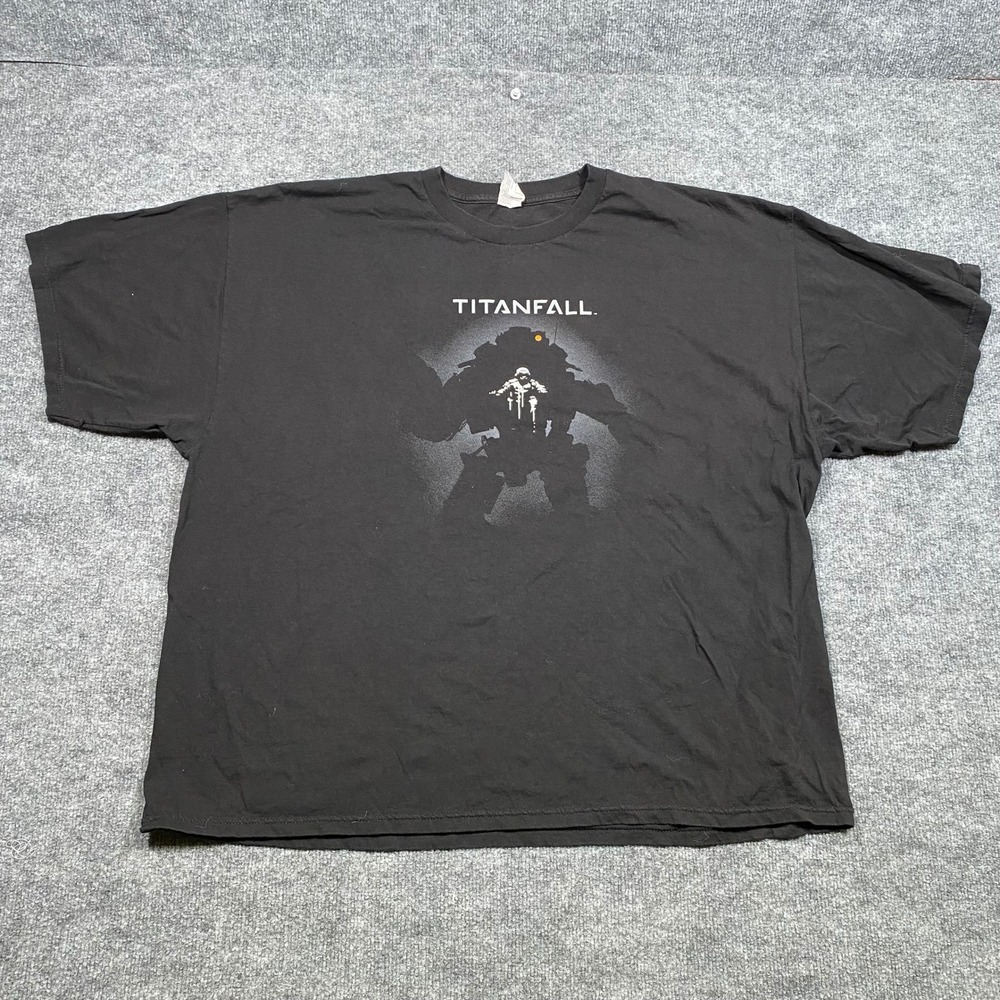 Titanfall Video Game Promo Graphic T-Shirt Mens 3XL Black Alstyle Short Sleeve